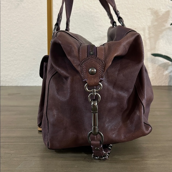 COACH Madison Audrey Purse Creed F0982 - 14329 In Eggplant / Purple - Picture 4 of 10